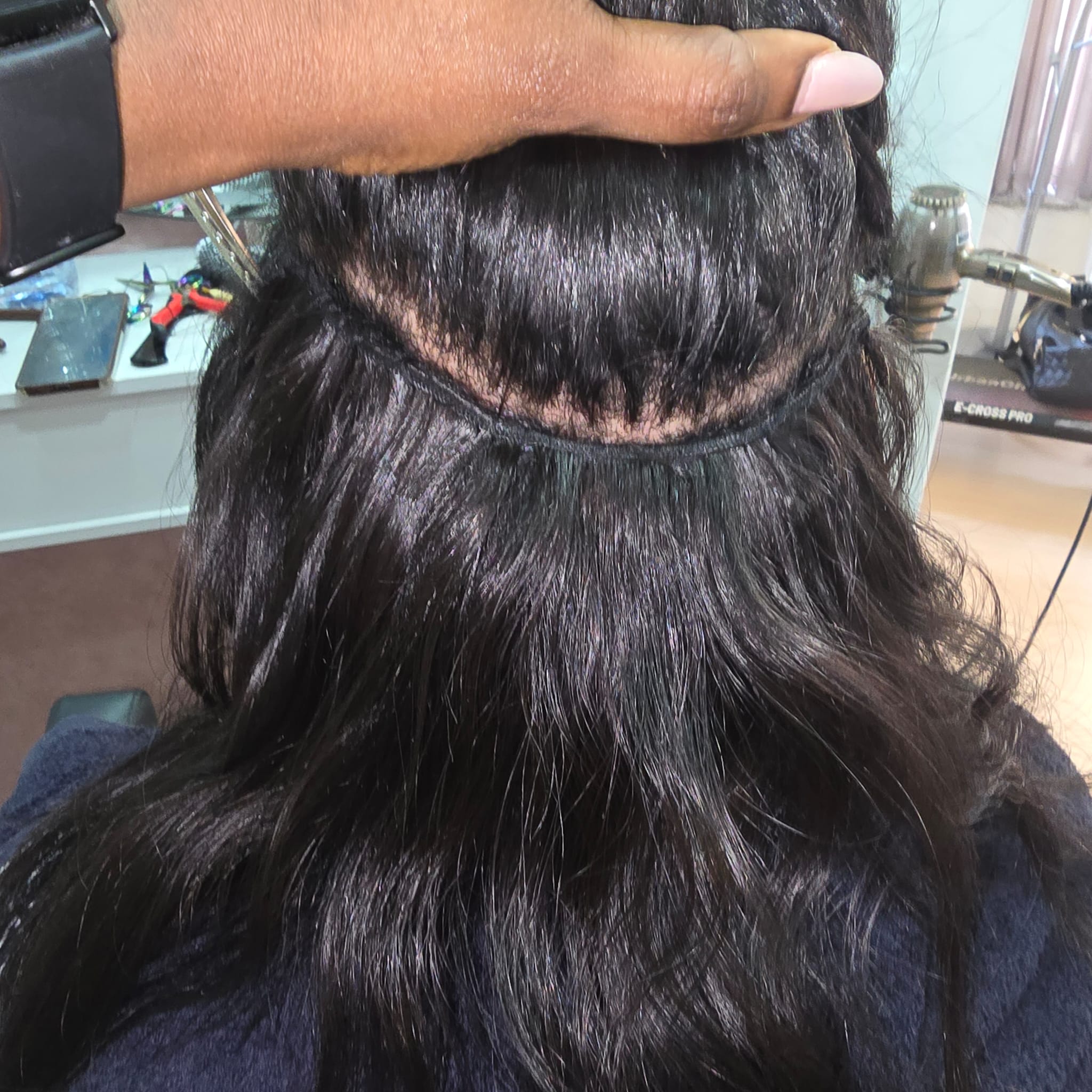 Método intercalado — aplicação do weft